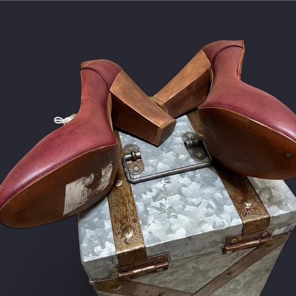 Madewell Red Heels Vintage-Inspired Leather - Picture 5 of 6